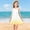 Yellow, variant on Girls Ombre Print Dress 4-15 Years Big Girls Simple Ombre Pattern Sleeveless Spaghetti Strap Tank Dress Casual Loose Fit Summer Outfit Blue