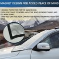 thumbnail image 3 of Yazoeia Car Windshield Snow Cover, Auto Ultra Thick Winter Windscreen Cover for Ice Frost Snow Removal Sun Shade Dust Protection with Magnetic Edge, Universal for Vehicles, SUV, Truck, RV, 3 of 6