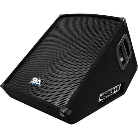 Seismic Audio SA-15MT-PW Speaker System, 350 W RMS, Black