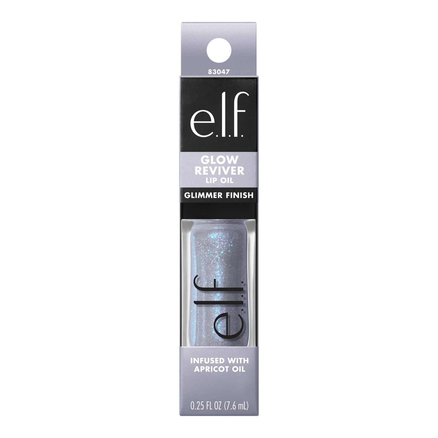e.l.f. Cosmetics Glow Reviver Lip Oil Glimmer, High-shine finish, 7.6 mL