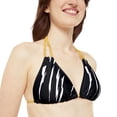 thumbnail image 6 of Effete Feline Claw Marks Scratch Strappy Bikini Set (AOP), 6 of 9