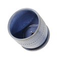 thumbnail image 2 of CERAMIC 5" TEXTURED PLANTER W/ SAUCER, BLUE, 2 of 3