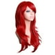 thumbnail image 1 of Pelucas Rojas Onduladas Largas y Rizadas, Peluca Roja Rizada Amigable Con la Red para El Cabello para Halloween, 1 of 8