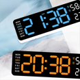 thumbnail image 5 of Reloj Electrónico Multifuncional Simple, Rectangular, con Fuente Grande, Despertador, Se Puede Colgar o Colocar de Pie A, 5 of 5