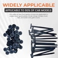 thumbnail image 4 of 50/100/150PCS One Button Fastening Zip Ties, Nylon Universal Cable Tie Buckle, Multi-purpose Self-Locking Nylon Cable Cord Management, For Car Repair, Home, And Cables Management (White,100PCS), 4 of 7