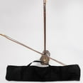 thumbnail image 6 of Raindrops Black Erhu Carrying Case with Reinforced Handles and Shoulder Strap for Safe Storage Use 32.5x12x6 inches, 6 of 8