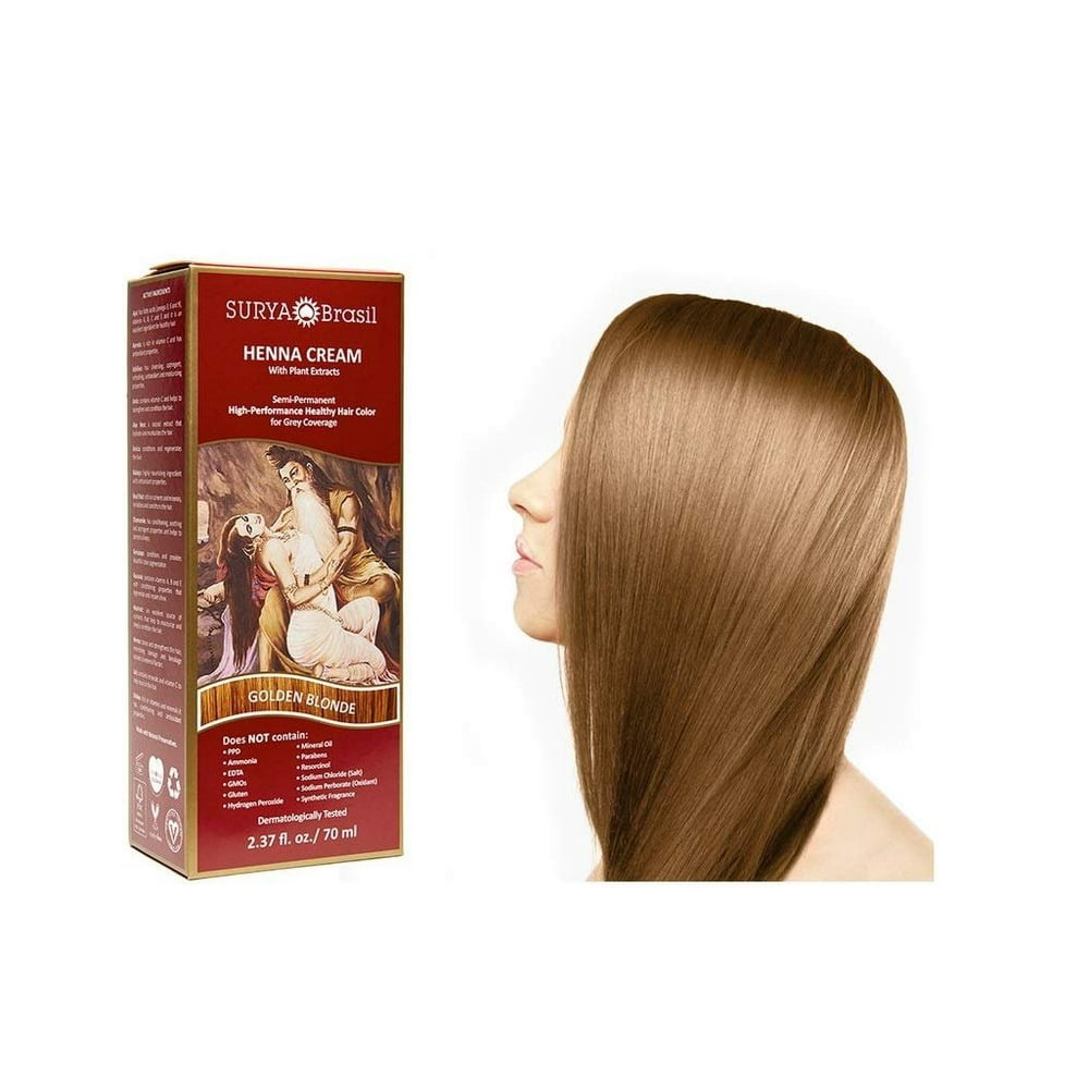 Surya Brasil Henna Cream Golden Blonde, 2.37 Oz