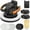 Black, variant on Buffer Polisher, 20V Cordless Buffer Polisher, 10 Inch Portable Polishing Machine Kit for , with 2Ah  , 6 Variable Speed 1500-3600RPM,Double handle, for  Waxing