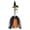 Orange, variant on RUINIXCW Porch Goose Outfits 23inch Halloween Porch Goose Outfit Decorations Fall Garden Porch Goose Clothes Pumpkin Cat Print Dress Cape and Witch Hat for Holiday Party Lawn Goose Statue (No Goose)
