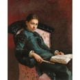 thumbnail image 2 of Ilya Efimovich Repin 20x24 Black Ornate Framed Double Matted Museum Art Print Titled: Portrait of the Artist's Wife, Vera Repin (1878), 2 of 5