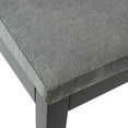 thumbnail image 6 of Plank+Beam Solid Wood Dining Chair Frame (2 Pack), Black with Graphite Cushion, 6 of 9