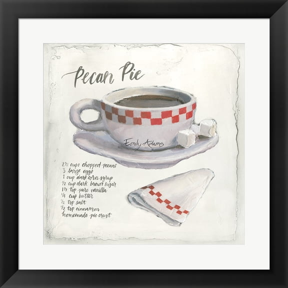 American Diner IV by Emily Adams, Framed Wall Art, 19.5W x 19.5H