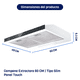 thumbnail image 2 of Campana de Cocina Purificadora Naesi AN503 60 cm Tipo Slim de Pared, 2 of 10