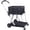 Black, variant on Collapsible Utility Cart Multi Use Functional Collapsible Shopping Carts 2-Tier Collapsible Shopping Cart with Baskets Carrito para Supermercado con Ruedas