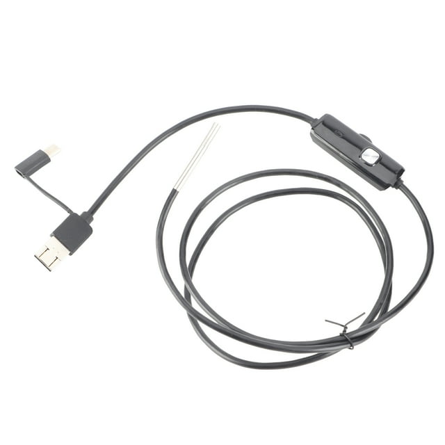 Caméra d'Inspection Numérique pour Endoscope HD avec Objectif 3,9 mm, Étanche IP67, Endoscope Industriel pour PC Ordinateur, 6 Lumières LED, Résolution 1280 X 720, Caméra d'Endoscope USB