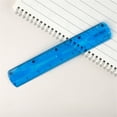 thumbnail image 4 of SLYNSHome Transparent Ruler Color Plastic Rulers 8 inch Ruler with Centimeters,Millimeter and Inches Office Supplies - Blue, 4 of 5