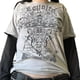 thumbnail image 1 of MHFRRA Camiseta Informal Estampada de Moda para Mujer, con Capas, para Uso Diario, para Primavera y Otoño, con Jeans, Cómoda y Elegante. Gris, 1 of 3