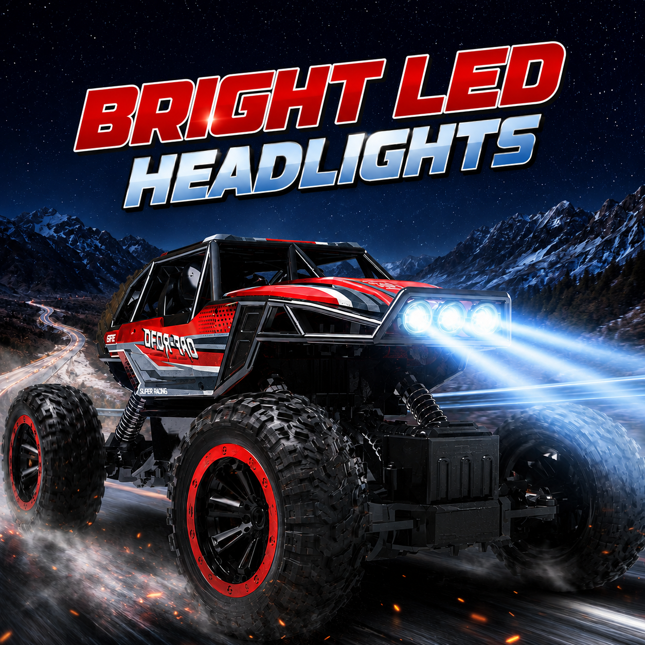 JoyStone 1:12 RC Monster Truck, 4WD Off-Road with Metal Shell & LED photo 7