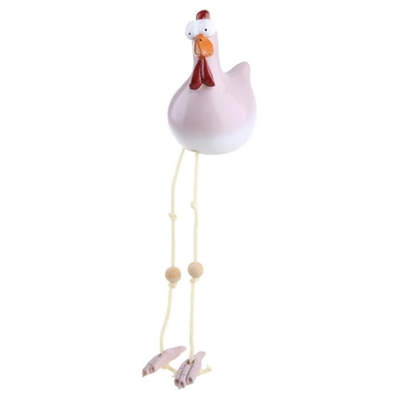 

HeroNeo Fairy Statue Resin Big Eye Chicken Hanging Feet Long Foot Pendant Ornament