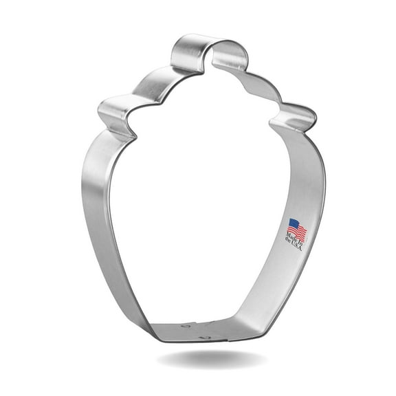Cookie Jar Cookie Cutter 3.5 in – Made in the USA – Foose Cookie Cutters Tin Plated Steel – Cookie Mold