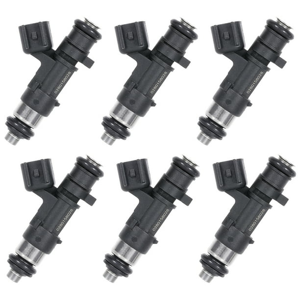 Fuel Injector,CCIYU 6pcs 4 Holes Replacement fuel Injectors Set fit for
