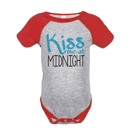 

Custom Party Shop Baby s Kiss Me At Midnight Happy New Year Onepiece