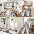 thumbnail image 4 of Upgrade Non Slip Kitchen Rugs Sets of 3 Washable Kitchen Mats for Floor Abstract Kitchen Runner Rug Soft Floor Mat Set Kitchen Carpet Rugs for Hallway, Laundry, Entryway, Office, Grey Brown, 4 of 8