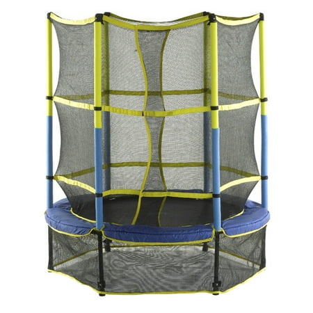 Upper Bounce 55'' Kids Trampoline with Enclosure