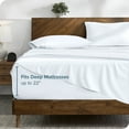thumbnail image 4 of Bare Home 22" Extra Deep Pocket Sheet Set - Premium 1800 Collection - Ultra-Soft - Queen, White, 4 of 9