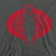 thumbnail image 2 of G.I. Joe Cobra Logo Unisex Adult Pull-Over Hoodie, Charcoal, Large, 2 of 5