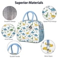 thumbnail image 4 of Womens Dinosaur Pattern with Names Lunch Box for Work,Insulated Lunch Bag for Women,Loncheras Para Mujer,Leakproof Adult Lunch Bag for Work,Beach,Travel,Picnic,Camping, 4 of 7