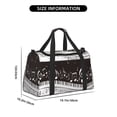 thumbnail image 2 of Defioc Piano Keys With Musical Notes Print Hand Travel Bag - Foldable Travel Duffel Bags for Men Women -Sport Gym Bag - Overnight Travel Duffel Bag - Adjustable Shoulder Strap, 2 of 6