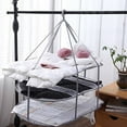 thumbnail image 2 of Looca 3-Tier Folded Mesh Clothes Hanging Dryer Sweater Drying Rack 30.3" L 24.5" W30.7 H, 2 of 2