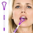 thumbnail image 2 of Limpiador de lengua, raspador de lengua inoxidable, herramienta de cuidado bucal, 2 of 2