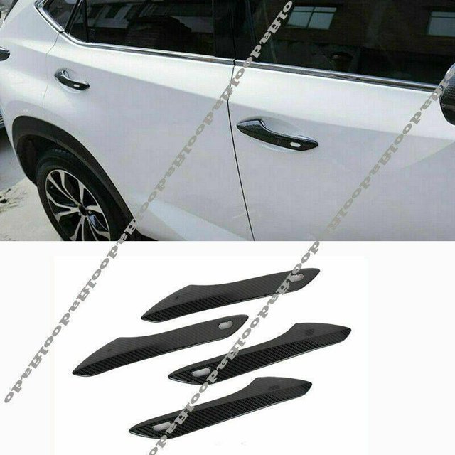 for Lexus RX350 350L 450h 450L 2016-21 Carbon look Side Door Handles Cover Trim