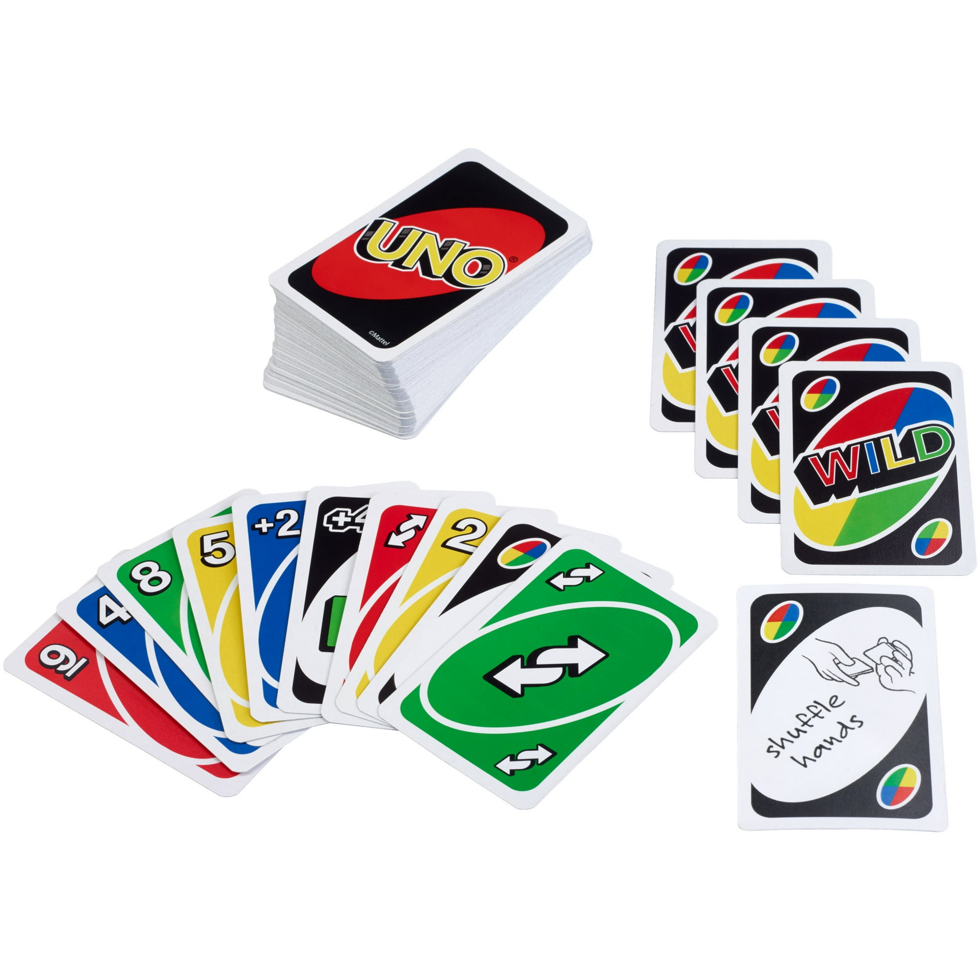 UNO Color & Number Matching Card Game, Customizable Family Fun, 2-10 Players Ages 7+
