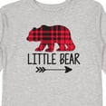 thumbnail image 4 of Inktastic Plaid Little Bear with Arrow Boys or Girls Long Sleeve Toddler T-Shirt, 4 of 5