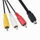 thumbnail image 2 of Cable AV de Audio y video NikouMX Mini USB a 3 RCA 1,2 metros Negro, 2 of 8