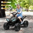 thumbnail image 4 of VOLTZ TOYS 12V ATV Off-Road Ride-On Car for Kids, Electric 4-Wheeler Motorized Quad Toy Vehicle with High/Low Speed Switch, LED Headlights & MP3 Player, Black, 4 of 6