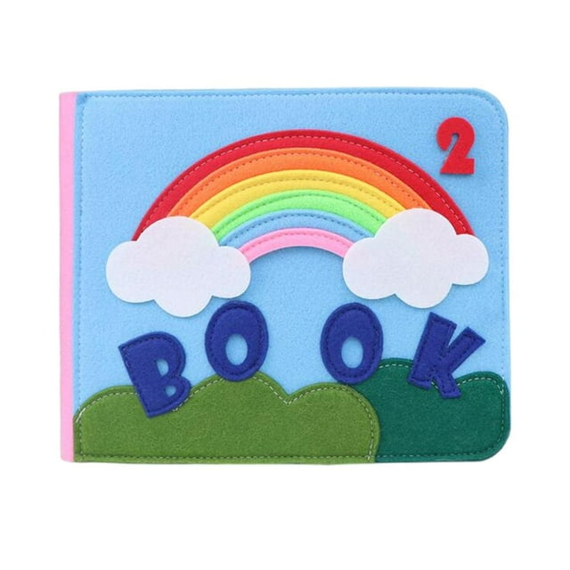 Baby Fabric Soft Early Education Activity Fabric Book MONTESSORI TOY