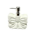 thumbnail image 5 of Kuntesetty Bow Hand Soap Dispenser Cute Ceramic Soap Bottle for Lotion Shampoo Bathroom White, 5 of 7