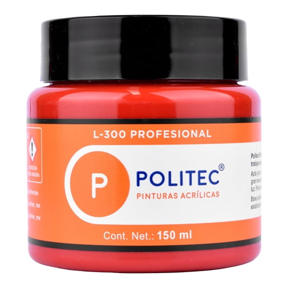 Pintura Acrílica Linea 300 Profesional 150Ml Politec multicolor