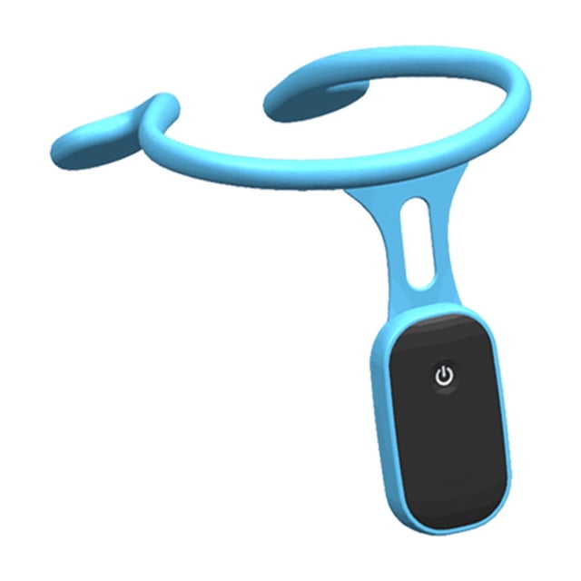 Fiudx Dispositivo Ultrasónico para Cuello, Corrector de Postura Ergonómica, Registrador de Vibración, Ajuste Cómodo, Favor de Circulación y Ayuda a La Salud, Uso Prolongado En La Oficina, Material Ab