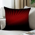 thumbnail image 3 of LALILO Throw Pillow Covers Halftone Space Red Black Tech Gradient Cushion Cover 18" x 18", 2 Pack, 3 of 6