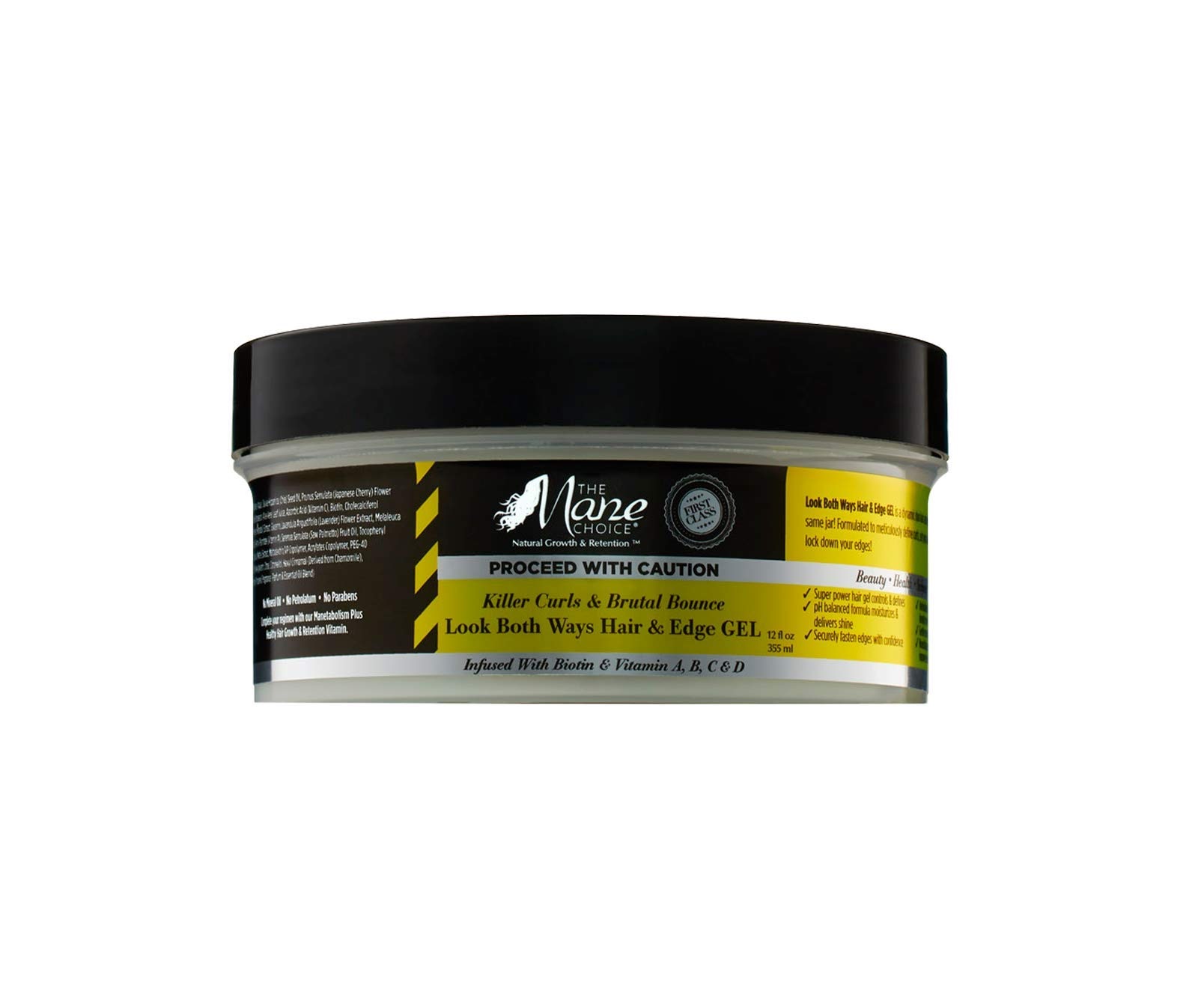 The Mane Choice Proceed With Caution Look Both Ways Hair & Edge Gel, 12