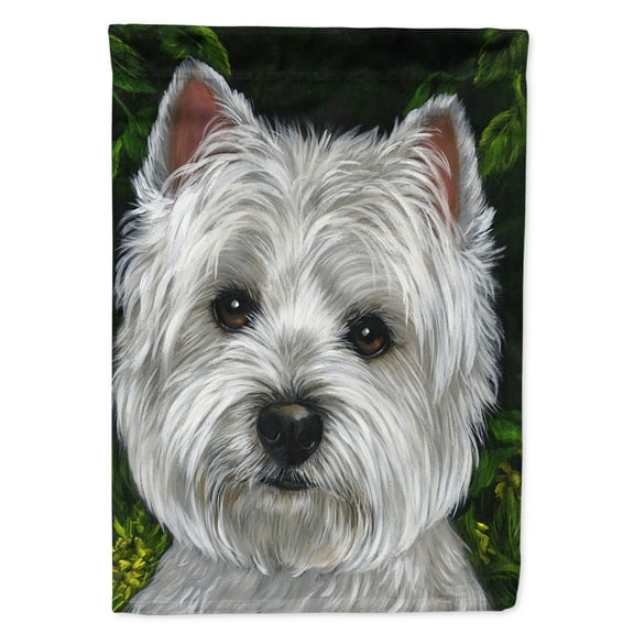 Westie Baby Face Flag Canvas House Size
