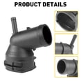 thumbnail image 4 of Upper Radiator Coolant Hose Connector 3C0122291D for Volkswagen Beetle Eos Go..., 4 of 9