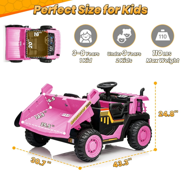 ride/RIDE、ride play/RIDE 2枚セット Joyracer 24V Ride on Toys w/ Remote Control, 2 Seater 400W