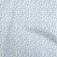 thumbnail image 1 of oneOone Cotton Cambric Medium Blue Fabric Florals Craft Projects Decor Fabric Printed By The Yard 42 Inch Wide, 1 of 4