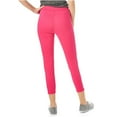 thumbnail image 3 of Aeropostale Womens High-Rise Cropped Jeggings, Pink, Juniors, Medium, 3 of 3